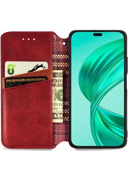 Onur X8B 4g Cüzdan Fonksiyonu Için Kılıf Zarif Iş Moda Tasarımı (Yurt Dışından) indirimleri