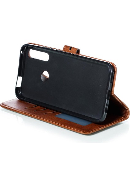 Cüzdan Kılıf Için Huawei Y9 Başbakan 2019 Kickstand Kabartmalı Tüm Yuvarlak Kart (Yurt Dışından)