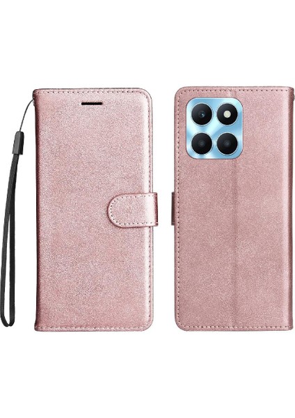Onur Için Flip Case X6A 4g Klasik Düz Renk Iş Cüzdan Telefon Kılıfı (Yurt Dışından)
