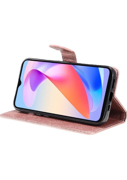 Onur Için Flip Case X6A 4g Klasik Düz Renk Iş Cüzdan Telefon Kılıfı (Yurt Dışından)