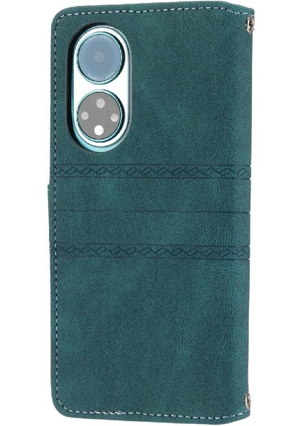 Huawei Nova 9 Için Flip Case Kickstand Manyetik Kapatma Darbeye Pu Kılıf (Yurt Dışından) modelleri