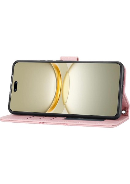 Huawei Nova 12 Için Flip Case Cüzdan Kılıf Manyetik Kapatma Pu Deri (Yurt Dışından)