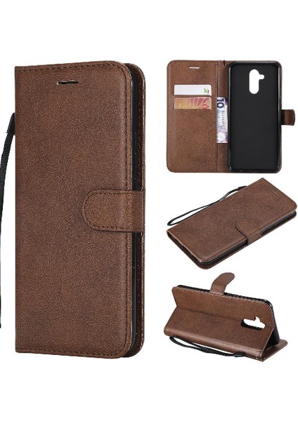 Kart ile Huawei Mate 20 Lite Iş Cüzdan Telefon Kılıfı Için Flip Case (Yurt Dışından)