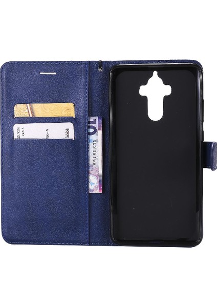 Huawei Mate 9 Için Flip Case Klasik Düz Renk Iş Cüzdan Telefon Kılıfı (Yurt Dışından) modelleri