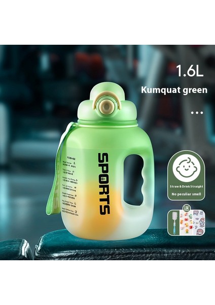 Büyük Kapasiteli Spor Su Şişesi Tonlarca Yüksek Sıcaklığa Dayanıklı Plastik Su Şişesi (Yurt Dışından)