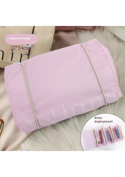 Katlanır Saklama Çantası Seyahat Taşınabilir Kozmetik Çantası Çıkarılabilir Kozmetik Makyaj Çantası (Yurt Dışından)