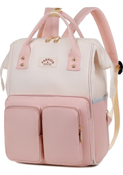 ZHOUHUAN3SHOP Anne ve Bebek Çantası Anne Çantası Sırt Çantası Büyük Kapasiteli Dış Mekan Işığı Sırt Çantası (Yurt Dışından)