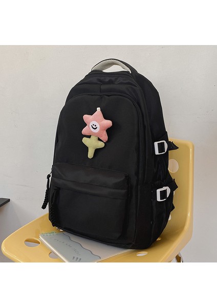 ZHOUHUAN3SHOP Düz Renk Sırt Çantası Lise Üniversite Öğrencisi Seyahat Hafif Sırt Çantası (Yurt Dışından)