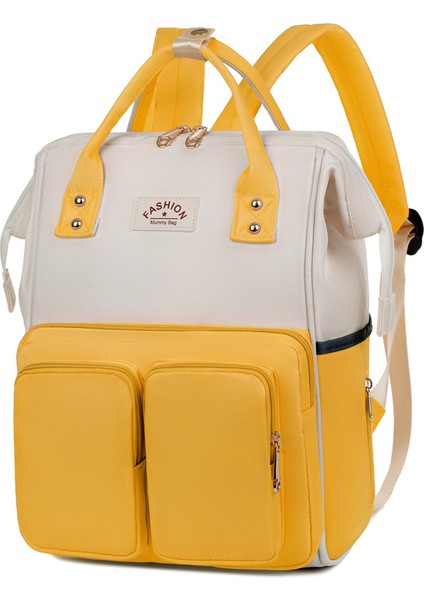 ZHOUHUAN3SHOP Anne ve Bebek Çantası Anne Çantası Sırt Çantası Büyük Kapasiteli Dış Mekan Işığı Sırt Çantası (Yurt Dışından)