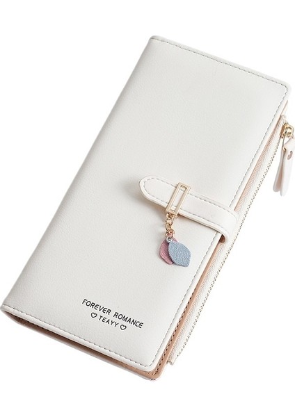 Basit Tokalı Çok Fonksiyonlu Uzun Kadın Cüzdanı (Yurt Dışından)