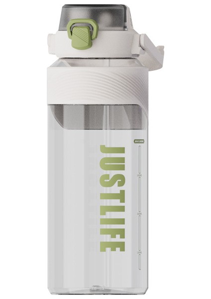 Öğrenci Büyük Kapasiteli Gezgin Su Şişesi 1800ML Açık Plastik Su Bardağı (Yurt Dışından)