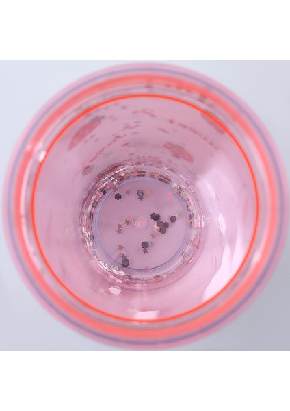 Sevimli Karikatür Taşınabilir Pipetli Bardak, Yaz Soğutmalı Plastik Bardak (Yurt Dışından)