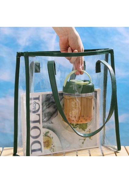 Yazlık Şeffaf Kahve Fincanı Kadın Portatif Sütlü Çay Pipetli Bardak Matara (Yurt Dışından) modelleri