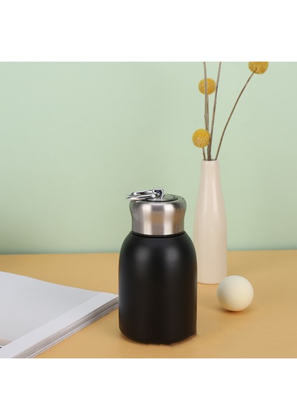 300ML Öğrenci Açık Paslanmaz Çelik Küçük Kapasiteli Yalıtımlı Su Şişesi Yaratıcı Taşınabilir Mini Su Bardağı (Yurt Dışından)