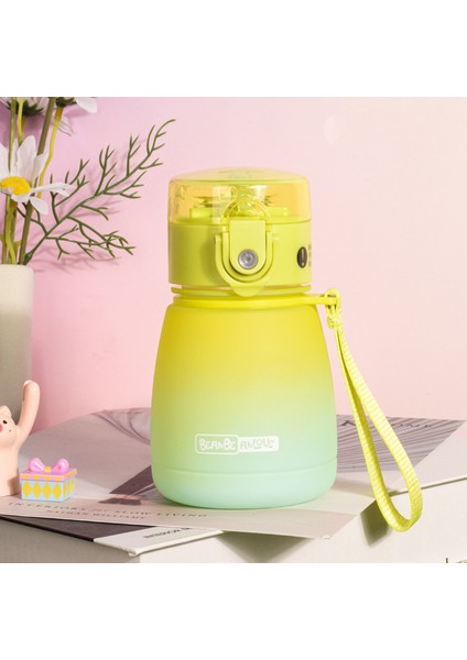 305ML Çocuk Sevimli Saman Plastik Su Şişesi Öğrenci Mini Taşınabilir Su Bardağı (Yurt Dışından)