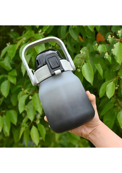 1000 ml Yaz Öğrenci Açık Spor Büyük Kapasiteli Su Bardağı Çocuk Saman Su Şişesi (Yurt Dışından)