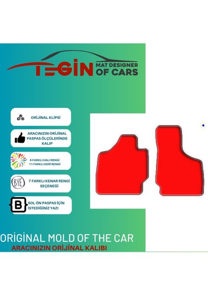 Audi Tt 8j 2006-2014 Aracınıza Özel Prime Siyah Halı Siyah Kenar Halı Paspas