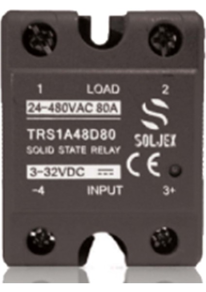 TRS1A48D80 (480VAC/80A,3..30VDC,1-FAZ,DC-AC Ssr)