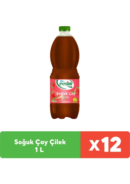 Soğuk Çay Çilek 1 L x 12 Adet