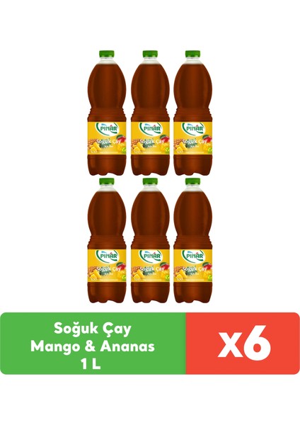 Soğuk Çay Mango & Ananas 1 L x 6 Adet