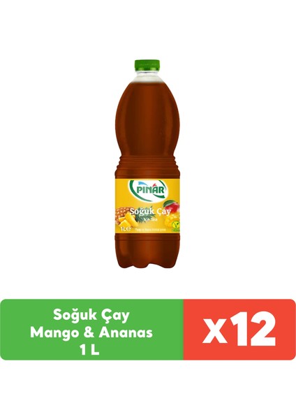 Soğuk Çay Mango & Ananas 1 L x 12 Adet