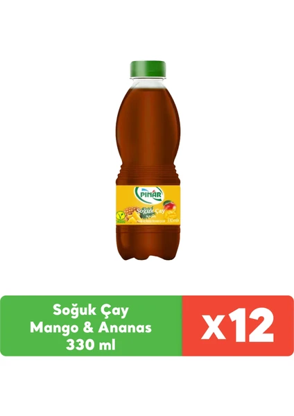 Soğuk Çay Mango & Ananas 330 ml x 12 Adet