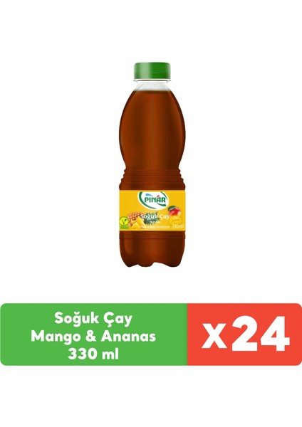 Soğuk Çay Mango & Ananas 330 ml x 24 Adet