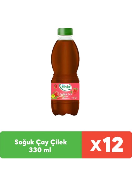 Soğuk Çay Çilek 330 ml x 12 Adet