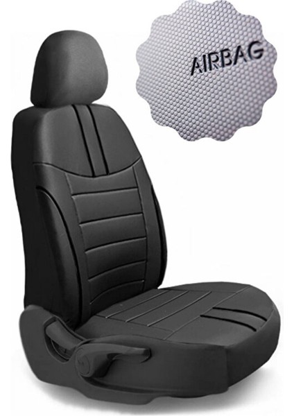 Hyundai I-30 Hachback 2012-2016 Aracınıza Uyumlu Koltuk Kılıfı Luxe Deri Siyah
