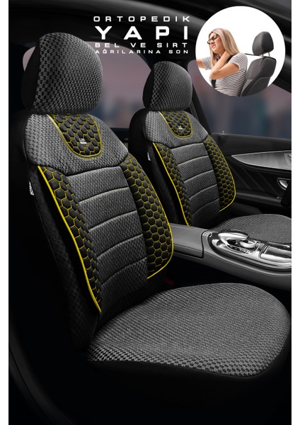 Opel Astra J Kasa Dolu Paket / Hatchback - Sedan 2011-2015 Aracınıza Uyumlu Koltuk Kılıfı Arı Binek