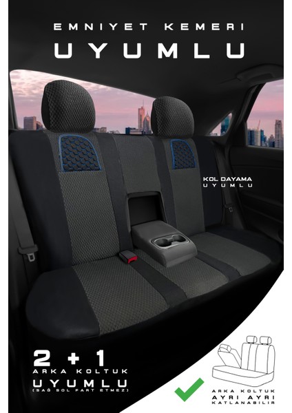 Opel Astra J Kasa Dolu Paket / Hatchback - Sedan 2011-2015 Aracınıza Uyumlu Koltuk Kılıfı Arı Binek modelleri