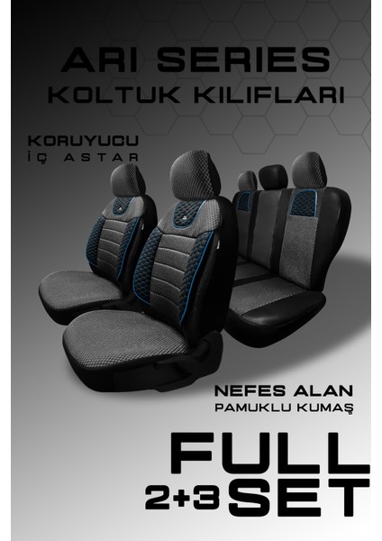 Opel Astra J Kasa Dolu Paket / Hatchback - Sedan 2011-2015 Aracınıza Uyumlu Koltuk Kılıfı Arı Binek fırsatları