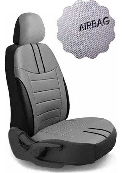 Ford Fiesta Hachback 2003-2008 Aracınıza Uyumlu Koltuk Kılıfı Luxe Deri Füme modelleri