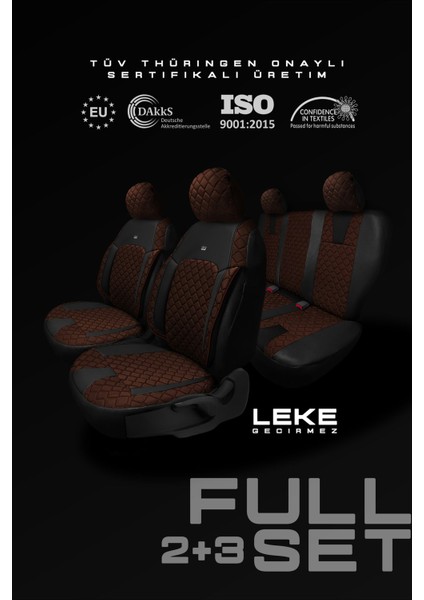 Wolkswagen Jetta Conforline - Hidline Sedan 2012-2020 Aracınıza Uyumlu Koltuk Kılıfı Luxe Serisi