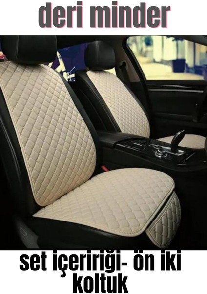 Deri Cepli Oturak Kapitonesırt Dayamalı 7 Parça Minder Bej fiyatları