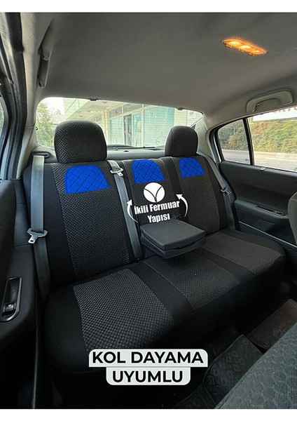 Ayıntap Dokusu Serisi Koltuk Kılıfı Gri Pamuklu Kumaş Koltuk Kılıfı Siyah Beyaz
