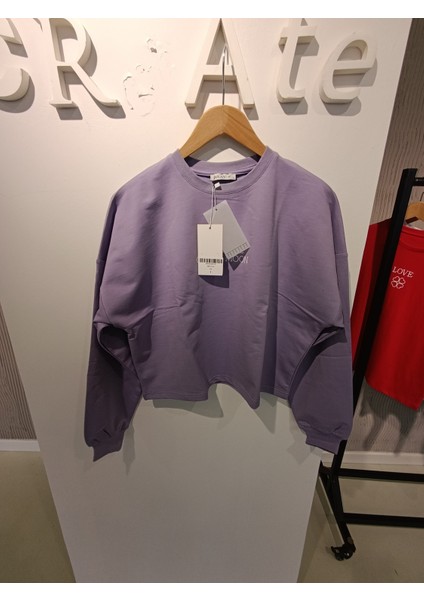 BRV-014 Lila Kadın Sweatshirt