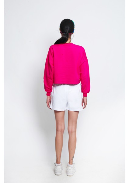 BRV-014 Pembe Kadın Sweatshirt