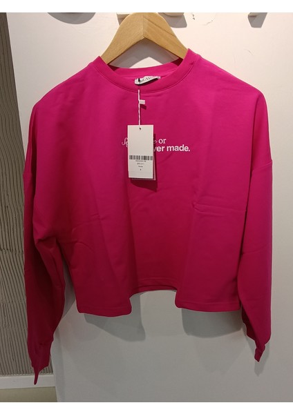 BRV-011 Pembe Kadın Sweatshirt