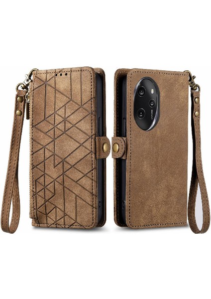 Mays Boutique Onur Için Flip Case 100 Pro 5g Kapak Çevirin Deri Kılıf Basit Iş (Yurt Dışından)