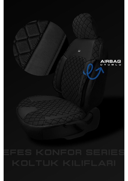 Bmw 3.20 I Sedan 2015-2018 Aracınıza Uyumlu Koltuk Kılıfı Jakar Deri Siyah fiyatları