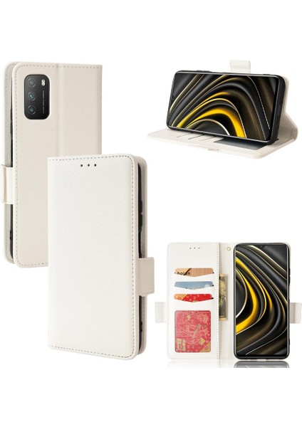 Xiaomi Poco M3 Kart Yuvaları Için Kılıf Tutucu Cüzdan Yan Toka Manyetik Pu (Yurt Dışından) fiyatları