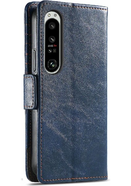 Sony Xperia 1 Iv Çoklu Kart Yuvası Çok Renkli Iş Cüzdanı Için Flip Case (Yurt Dışından)