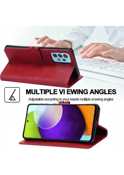 Cüzdan Kılıf Samsung Galaxy Için A53 5g Manyetik Kapatma Tüm Yuvarlak Kart (Yurt Dışından) indirimleri
