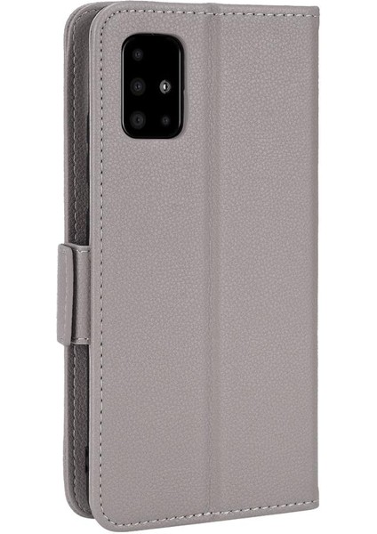 Samsung Galaxy A51 5g Için Kılıf Yan Toka Kart Yuvaları Tutucu Manyetik Pu (Yurt Dışından)