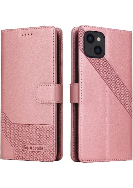 Iphone 14 Için Flip Case Artı Premium Deri Iki Kart Yuvaları Kickstand (Yurt Dışından)