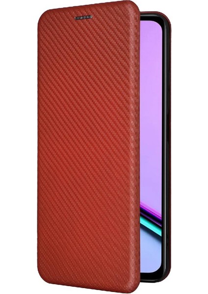 Realme C67 4g Deri Folio Flip Case Için Kılıf Kart ile Tam Koruma (Yurt Dışından) fiyatları
