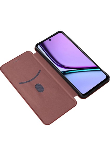 Realme C67 4g Deri Folio Flip Case Için Kılıf Kart ile Tam Koruma (Yurt Dışından) modelleri