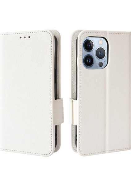 Iphone 15 Için Kılıf Pro Max Cüzdan Pu Deri Kart Yuvaları Tutucu Manyetik (Yurt Dışından)