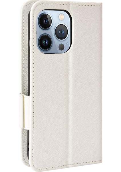 Iphone 15 Için Kılıf Pro Max Cüzdan Pu Deri Kart Yuvaları Tutucu Manyetik (Yurt Dışından)